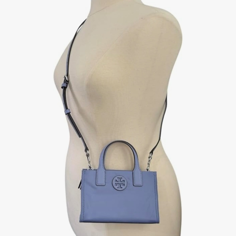 Tory Burch Women's Ella Nylon Shine Mini Tote
